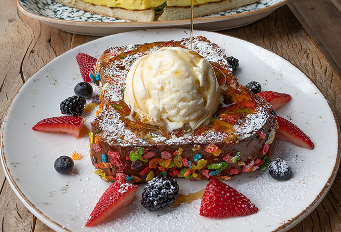 Fruity Pebbles French Toast